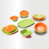 Dinnerware Set – Lime & Orange