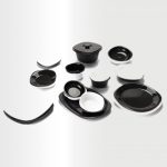 Dinnerware Set - Black & White