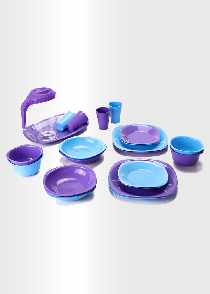 Dinnerware Set - Violet & Azure