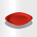Flat Plate Medium Red