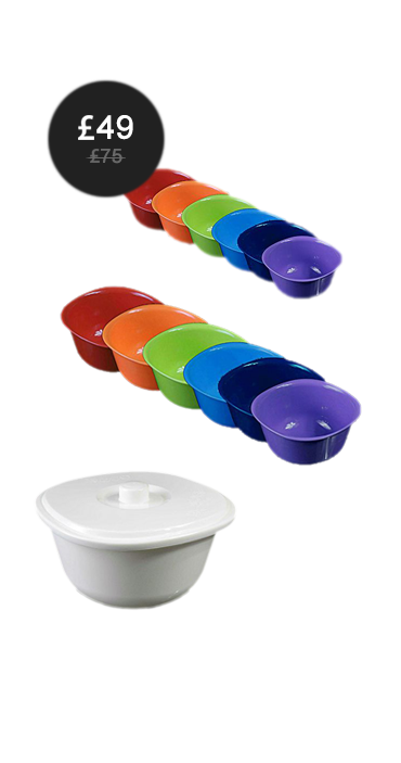 Bowl Large Rainbow Set