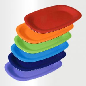 Serving Platter Rainbow Set