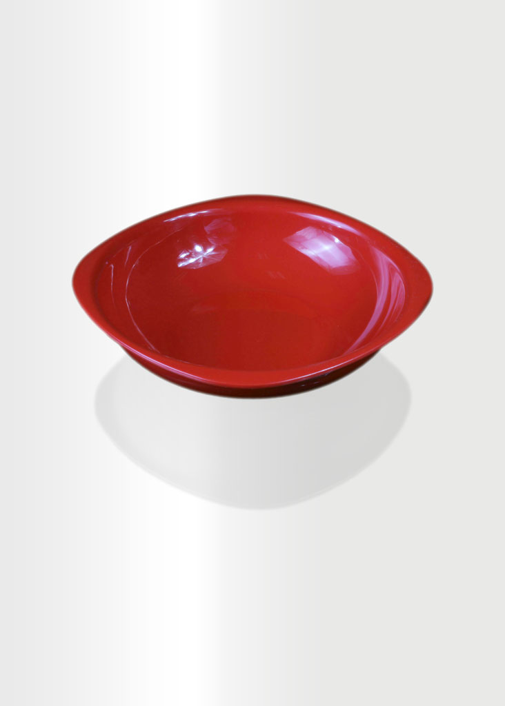 Deep Plate Large Red