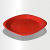 Flat Plate Large Red