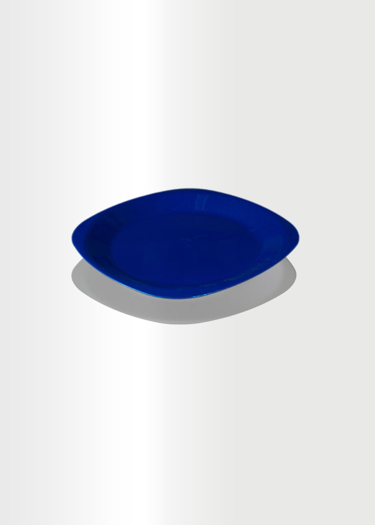 Flat Plate Small Navy Blue