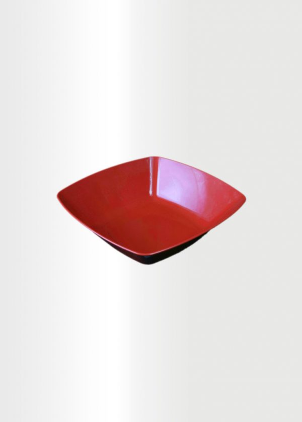 Square Bowl Small Red