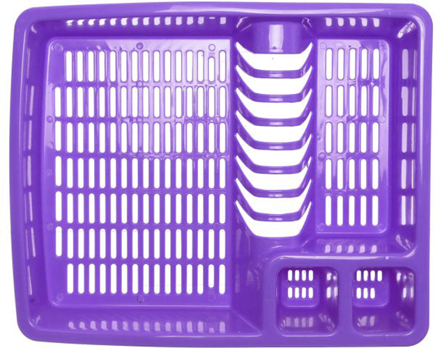 AGFA Plastic Kitchen Dish Rack with Tray - Purple and White: Buy Online at  Best Price in Egypt - Souq is now
