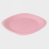 Flat Plate Large Pink Back